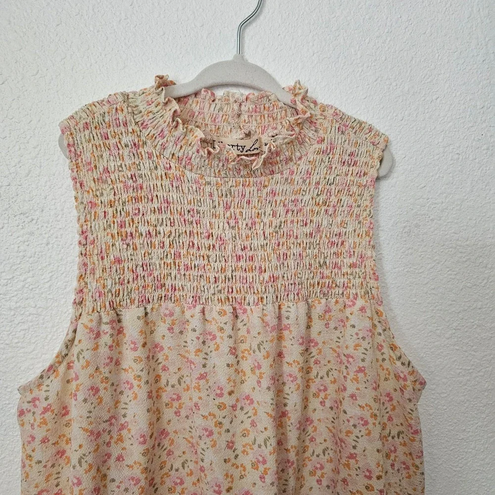 Liberty Love Girls Floral Boho Style Dress Size Medium